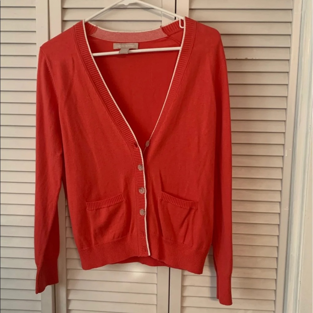 Coral cardigan